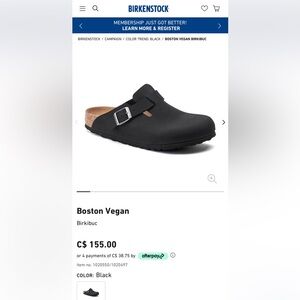 Birkenstock vegan clog